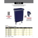R&B Wire Products, Inc. 12 Bushel Blue Polypropylene Bumper Truck 4612B/PTB R&B Wire Products, Inc. 12 Bushel Blue Polypropylene Bumper Truck 4612B/PTB