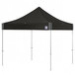 E-Z Up ENDA10KBK Endeavor Instant Shelter 10' x 10' Black Canopy with Clear Aluminum Frame E-Z Up ENDA10KBK Endeavor Instant Shelter 10' x 10' Black Canopy with Clear Aluminum Frame