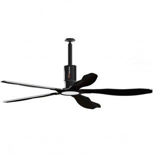 Schwank MonsterFans Style Series MF-ST08-BK 8' Black Commercial Ceiling Fan with Key Pad Controls