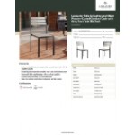 Lancaster Table & Seating Axel Black Powder-Coated Outdoor Chair with Gray Faux Teak Slat Seat Lancaster Table & Seating Axel Black Powder-Coated Outdoor Chair with Gray Faux Teak Slat Seat