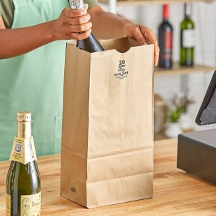 Duro Husky Dubl Life 20 lb. Heavy Duty Natural Kraft Bag - 400/Bundle Duro Husky Dubl Life 20 lb. Heavy Duty Natural Kraft Bag - 400/Bundle