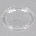 Fabri-Kal GXL345PC Greenware 3.25-4 oz. Compostable Clear Plastic Souffle / Portion Cup Lid - 2,000/Case Fabri-Kal GXL345PC Greenware 3.25-4 oz. Compostable Clear Plastic Souffle / Portion Cup Lid - 2,000/Case