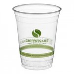 Fabri-Kal GXL345PC Greenware 3.25-4 oz. Compostable Clear Plastic Souffle / Portion Cup Lid - 2,000/Case Fabri-Kal GXL345PC Greenware 3.25-4 oz. Compostable Clear Plastic Souffle / Portion Cup Lid - 2,000/Case