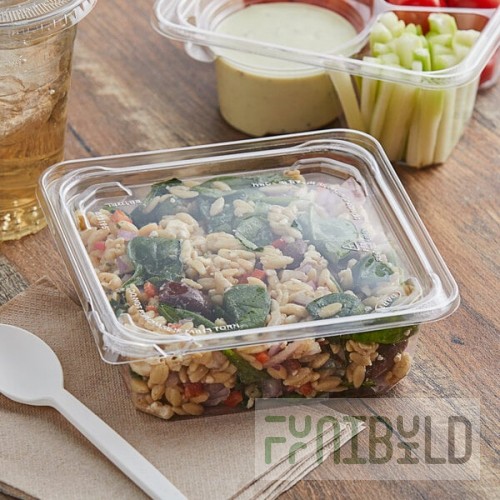 Dart TamperGuard Recessed Lid for Tamper-Resistant, Tamper-Evident Containers - 300/Case