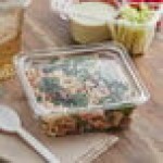 Dart TamperGuard Recessed Lid for Tamper-Resistant, Tamper-Evident Containers - 300/Case