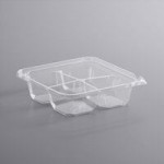 Dart TamperGuard Recessed Lid for Tamper-Resistant, Tamper-Evident Containers - 300/Case