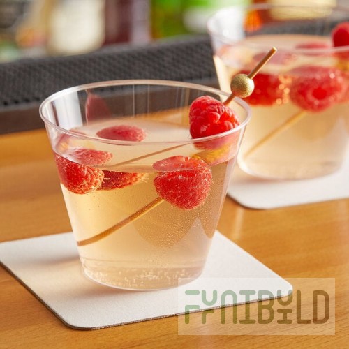 Choice 9 oz. Clear Disposable Plastic Tumbler - 20/Pack