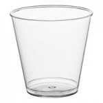 Choice 9 oz. Clear Disposable Plastic Tumbler - 20/Pack