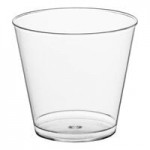 Choice 9 oz. Clear Disposable Plastic Tumbler - 20/Pack