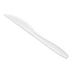 Solo Impress Heavy Weight White Plastic Knife - 1,000/Case Solo Impress Heavy Weight White Plastic Knife - 1,000/Case