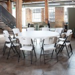 Lifetime Round Folding Table, 72