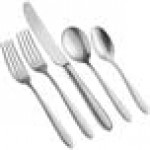 Acopa Pangea 18/8 Stainless Steel Extra Heavy Weight Flatware 5-Piece Set - Sample Acopa Pangea 18/8 Stainless Steel Extra Heavy Weight Flatware 5-Piece Set - Sample