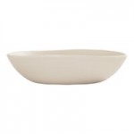 Cal-Mil Bali 48 oz. White Irregular Round Melamine Dressing Crock - 6/Case