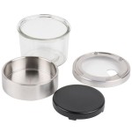 Cal-Mil 3492-4-15NL Mixology Luxe Chilled Organizers with Notched Lid Set