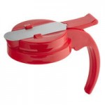 Vollrath 1412-06 Dripcut® 10 oz. Clear Polycarbonate Teardrop Syrup Server with Black Top Vollrath 1412-06 Dripcut® 10 oz. Clear Polycarbonate Teardrop Syrup Server with Black Top