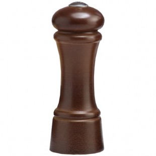 Chef Specialties 06155 Professional Series Customizable Elegance Walnut Salt / Pepper Shaker - 6 Chef Specialties 06155 Professional Series Customizable Elegance Walnut Salt / Pepper Shaker - 6