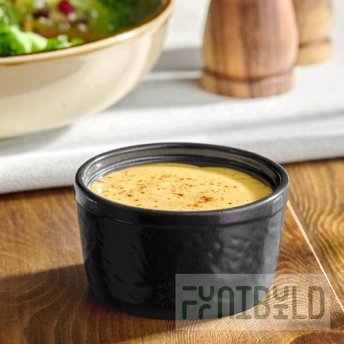 Acopa Keystone 4 oz. Caldera Stoneware Ramekin - 6/Case