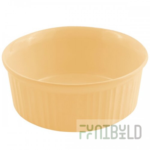 Bon Chef 5053 1.5 Qt. Ginger Sandstone Finish Cast Aluminum Casserole Dish