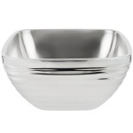 Vollrath 47637 Double Wall Square Beehive 8.2 Qt. Serving Bowl