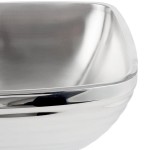 Vollrath 47637 Double Wall Square Beehive 8.2 Qt. Serving Bowl