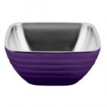 Vollrath 47637 Double Wall Square Beehive 8.2 Qt. Serving Bowl