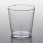 GET 6609-1-CL 9 oz. Clear Customizable SAN Plastic Short Pebbled Tumbler - 72/Case GET 6609-1-CL 9 oz. Clear Customizable SAN Plastic Short Pebbled Tumbler - 72/Case
