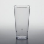 GET 6609-1-CL 9 oz. Clear Customizable SAN Plastic Short Pebbled Tumbler - 72/Case GET 6609-1-CL 9 oz. Clear Customizable SAN Plastic Short Pebbled Tumbler - 72/Case
