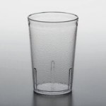 GET 6609-1-CL 9 oz. Clear Customizable SAN Plastic Short Pebbled Tumbler - 72/Case GET 6609-1-CL 9 oz. Clear Customizable SAN Plastic Short Pebbled Tumbler - 72/Case
