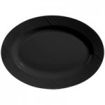 GET BB-186-10-BK 10 Qt. Black Sonoma Melamine Bowl - 6/Case