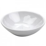 GET B-18-AM-W Arctic Mill 16 oz. White Glazed Irregular Round Melamine Bowl - 12/Case