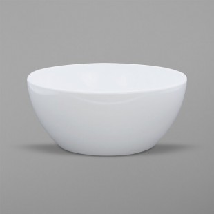 Elite Global Solutions M818R-W Olympus 1.75 Qt. White Round Melamine Bowl Elite Global Solutions M818R-W Olympus 1.75 Qt. White Round Melamine Bowl