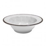 Elite Global Solutions DB8M Mojave Vintage California 18 oz. Vanilla Round Crackle Bowl - 6/Case