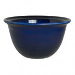 Creations Brooklyn from Steelite International 3.25 Qt. Blue Melamine Round Bowl - 6/Case Creations Brooklyn from Steelite International 3.25 Qt. Blue Melamine Round Bowl - 6/Case
