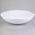 GET ML-239-W 11.4 Qt. White Siciliano Bowl GET ML-239-W 11.4 Qt. White Siciliano Bowl