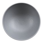 GET Roca Matte 32 oz. Black and Gray Melamine Ramen Bowl - 12/Case