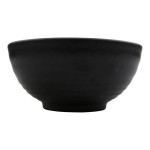 GET Roca Matte 32 oz. Black and Gray Melamine Ramen Bowl - 12/Case