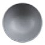 GET Roca Matte 32 oz. Black and Gray Melamine Ramen Bowl - 12/Case