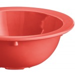 Acopa Foundations 13 oz. Orange Narrow Rim Melamine Grapefruit Bowl - 12/Case Acopa Foundations 13 oz. Orange Narrow Rim Melamine Grapefruit Bowl - 12/Case
