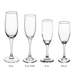 Acopa 4.5 oz. Flute Glass - 12/Pack Acopa 4.5 oz. Flute Glass - 12/Pack