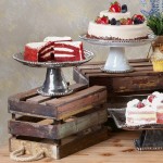 GET WB-1616-RWD Reclaimed Wood Square Serving Tray with Rope Handles