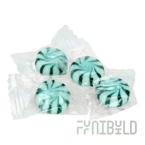 Spearmint Starlite Mints Individually Wrapped - 3,000/Case