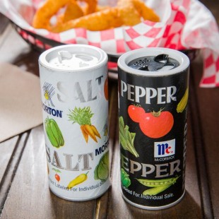 Morton Disposable Salt and Pepper Shaker Set - 12/Case Morton Disposable Salt and Pepper Shaker Set - 12/Case
