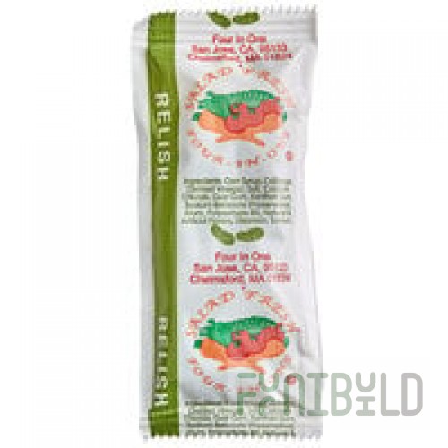 Heinz 9 Gram Sweet Relish Portion Packets - 200/Case