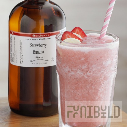 LorAnn Oils 16 fl. oz. Strawberry Banana Super Strength Flavor