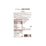 Monin Premium Orange Flavoring / Fruit Syrup 750 mL