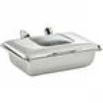 Vollrath 4644010 Mirage® 8 Qt. Full Size Induction Chafer with Glass Top and Full Size, 2.5