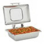Vollrath 4644010 Mirage® 8 Qt. Full Size Induction Chafer with Glass Top and Full Size, 2.5