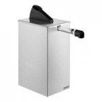 Server Express System Round Black Countertop / Drop-In Pump Dispenser for 1.5 Gallon / 6 Qt. Pouches Server Express System Round Black Countertop / Drop-In Pump Dispenser for 1.5 Gallon / 6 Qt. Pouches