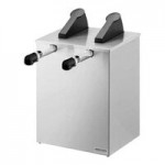 Server Express System Round Black Countertop / Drop-In Pump Dispenser for 1.5 Gallon / 6 Qt. Pouches Server Express System Round Black Countertop / Drop-In Pump Dispenser for 1.5 Gallon / 6 Qt. Pouches