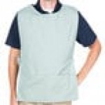 Intedge Sea Green Adjustable Poly-Cotton Cobbler Apron with 2 Pockets - 29